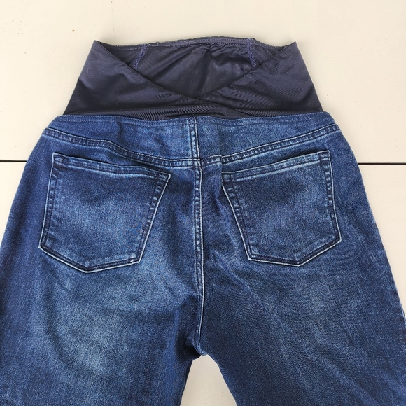 Isabel Maternity Jegging Jeans Women Blue Denim Stretch Panel Size 6 - Picture 8 of 8